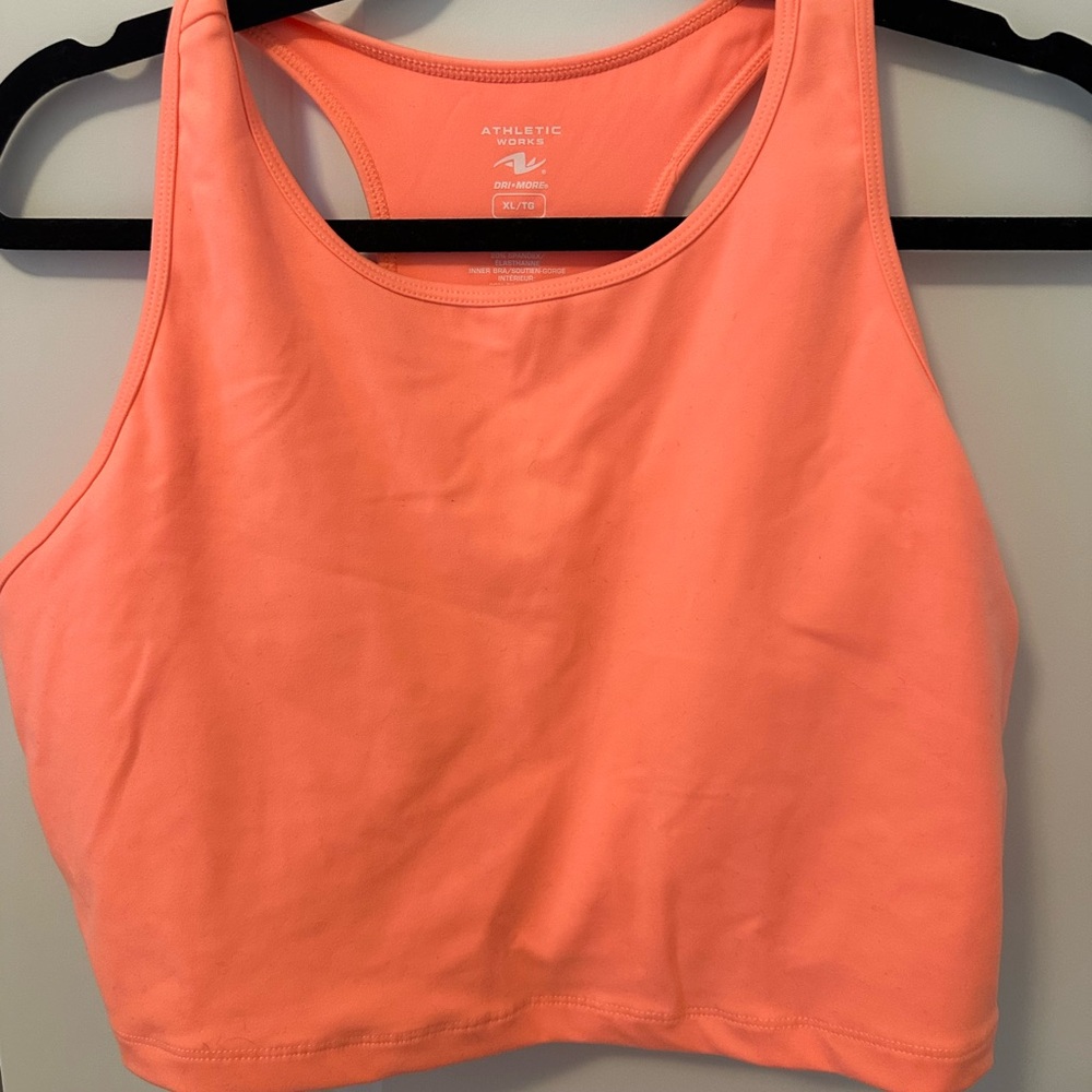 Athletic Works Bright Coral Active Tank- XL